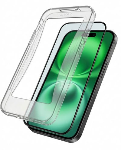 Screenprotector Geschikt voor Apple iPhone 16 - Met Installatie Kit - Beschermglas - Gehard Glas - Tempered Glass - Screen Protector