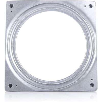 6 inch vierkante metalen draaibare plaat voor tv-meubel, draaiplateau met lager