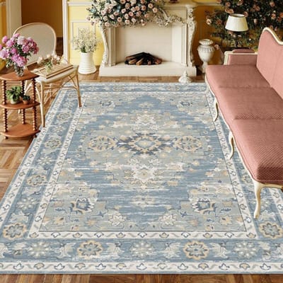 Europa Perzië Retro Stijl Tapijt Woonkamer Bank Slaapkamer Bedzijde Studeerkamer Keuken Entree Deur Kleed Antislip Luxe Decor Mat 40x60cm