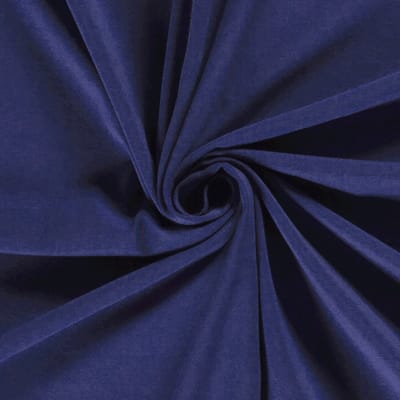 Tricot / Jersey Stof Uni per Meter – Kobalt Blauw – Rekbaar & Zacht – Comfortabele Kledingstof – Voor Shirts, Jurken & Leggings