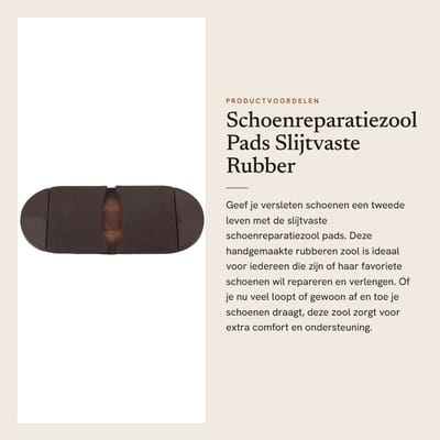 Dailygoods- Schoenreparatiezool Slijtvaste Rubber - Inlegzolen - Schoenzolen Dames/Heren - Voorvoet/Hiel - Op Maat Knippen - Verlicht Vermoeidheid