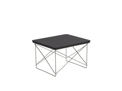 Vitra Bijzettafel LTR - VitraEdelstahl - VitraEicheDunkelMassiv