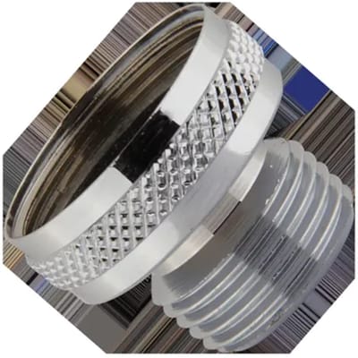 Sanivesk Draad Recht Overgang Voor Kranen M22fx1/2"m Chroom