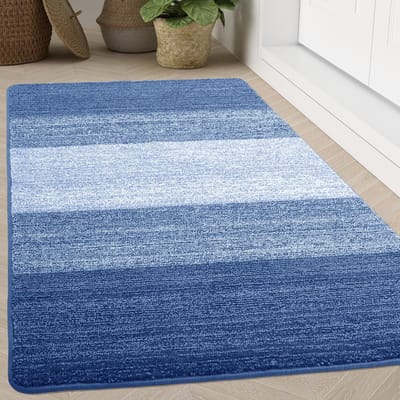 Olanly - Binnen Deurmat - Antislip Deurmat - Droogloopmat - 60x90 cm - Lichtblauw