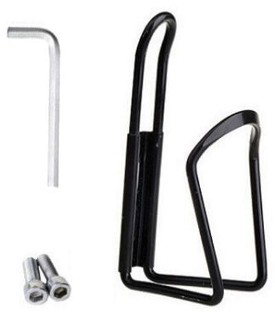 Voltano Fiets Bidonhouder Aluminium - Zwart - Inclusief Inbus