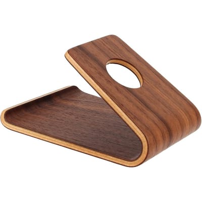 Houten antislip lichtgewicht telefoonstandaardhouder voor alle mobiele telefoons, tabletpad