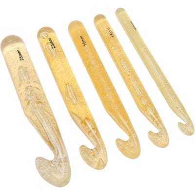 5 Stuks Enorme Haaknaald Gladmakend Plastic Verdikt Assortiment Maten Enorme Haaknaalden voor Tapijt