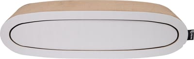 District 70 OVAL OFFICE kartonnen krabmeubel - Kleur Wit - 84 x 24 x 24 cm