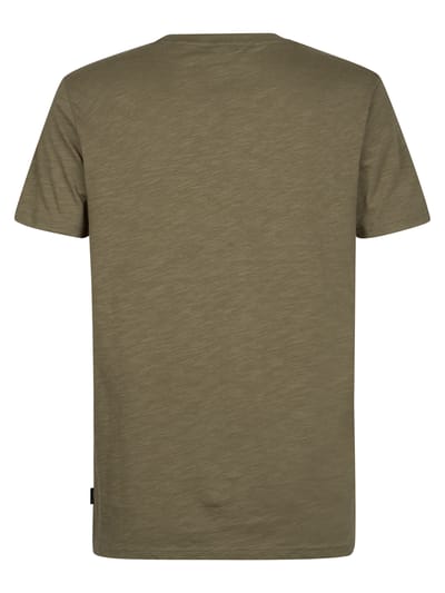 Petrol Industries - Heren Jersey T-shirt EclipseLuna - Groen - Maat XL