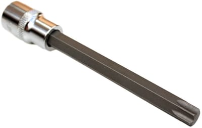 Robuuste en Precieze zeskant Dop T90 1/2 Inch van Hoogwaardig S2 Gereedschapsstaal met Lange Uitvoering voor Professionele Schroefwerkzaamheden, Optimale Krachtoverdracht en Langdurige Betrouwbaarheid in Werkplaatsen
