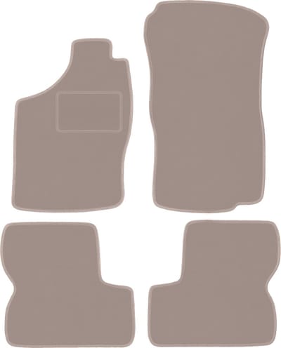 Beige veloursmatten voor: Opel Astra F hatchback, sedan, stationwagen, cabrio (1991-2002)