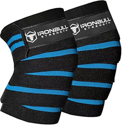 Elastische kniebanden voor krachttraining - 80" kniedekking en compressie voor squats en fitness