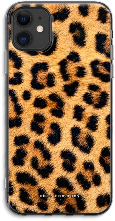 Case Company® - Hoesje geschikt voor iPhone 11 hoesje - Luipaard - Soft Cover Telefoonhoesje - Bescherming aan alle Kanten en Schermrand