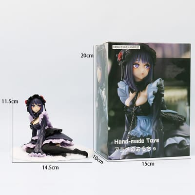 Anime My Dress-Up Darling Figuur Kitagawa Marin Zwarte Dienstmeid Actiefiguur Shizuku Kuroe Standbeeld Collectie Decor Model Speelgoed Hoge Kwaliteit Cadeau