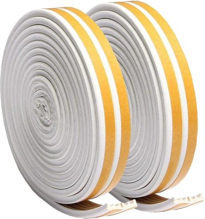 Tochtstrip 12 meter - Waterbestendig - Zelfklevend - Voor Ramen en Deuren - O-profiel Tochtstopper - Tochtband - Tochtwering - Hoogwaardig foam - 6 x 9mm