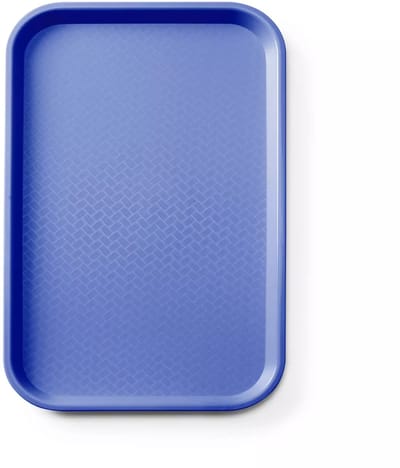 AmerBox Fastfooddienblad – Polypropyleen – GN 1/1 – Antislip – Blauw – 530x325 mm