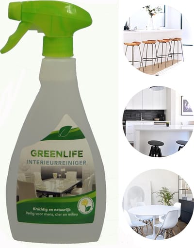 Greenlife - Consument - Interieurreiniger - Vegan - Palmolie vrij - 100% biologisch - Biologisch afbreekbaar - Dierproefvrij - kant & klaar - 550 ml