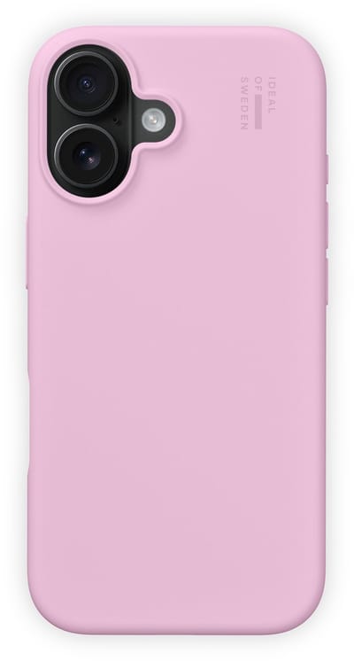 iDeal of Sweden Silicone Case met magnetische ring geschikt voor iPhone 16 Bubble Gum Pink - Roze