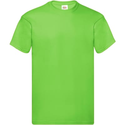 Fruit of the Loom Heren Origineel T-Shirt (Kalk)