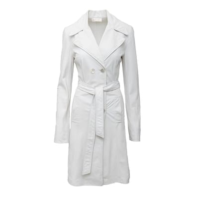 Roberto Cavalli lange leren jas - jaren 2000