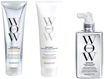 Color Wow Trio Color Security Shampoo + Color Security Conditioner Fine to Normal Hair 250ml + Dream Coat Supernatural Spray 200ml | Extra voordelig