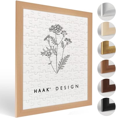 Puzzellijst Klassiek - Fotolijst - Puzzel Inlijsten - MDF met decorfolie - 50 x 70 cm - Beuken