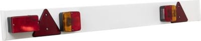 Verlichtingsbalk 120 cm met mistlamp 9 m kabel 7-polig wit - TRAILERGEAR