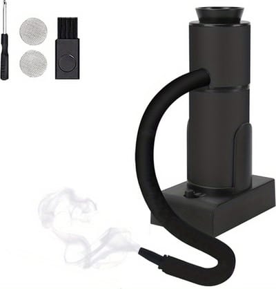 Rookpistool - Smoking Gun - Foodsmoker - Rookapparaat - Rookstolp - Whiskey Smoker - Cocktail smoker - Zwart - Groot