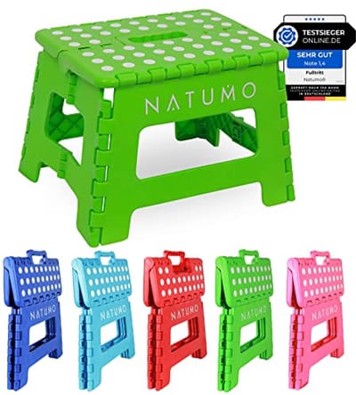 Opstapkrukje voor kinderen - Licht, Vouwbaar, Antislip - Ideaal voor Badkamer, Keuken & Tuin (22 cm)