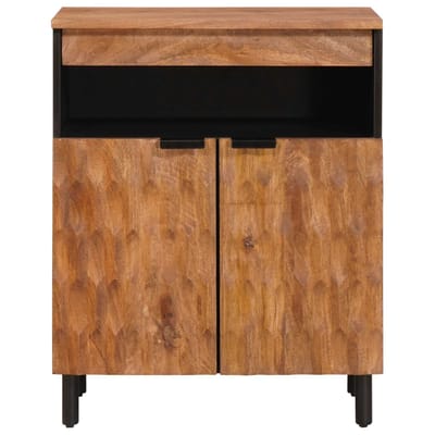 vidaXL - Dressoir - Acacia - Bruine - Afwerking - 60 - x - 33 - x - 75 - cm