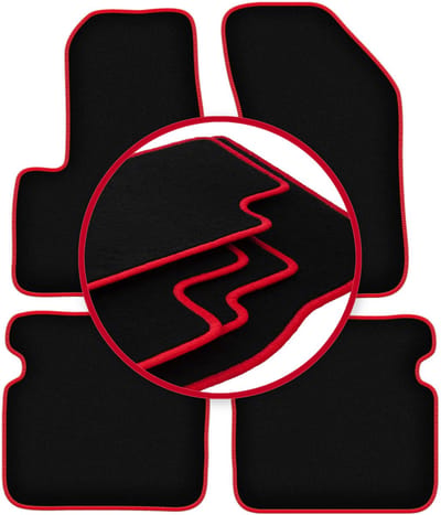 CARLUX-RED automatten voor: Dodge Avenger sedan (2007-2015)