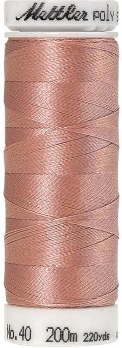 AMANN POLYSHEEN NAAI-BORDUURGAREN, COL-1761 ROZE, 200M, PER STUK.