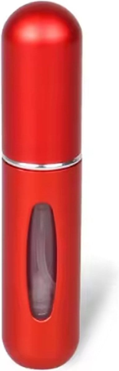 Scoby - Mini Parfum Flesjes - Navulbare Parfum Flesje - Lipstick Formaat - Travel Atomizer - 2 stuks - Rood