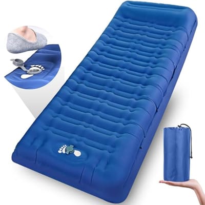 Zelfopblazende Campingmatras 12 cm - Ultralicht, Compact en Duurzaam voor Outdoor Activiteiten