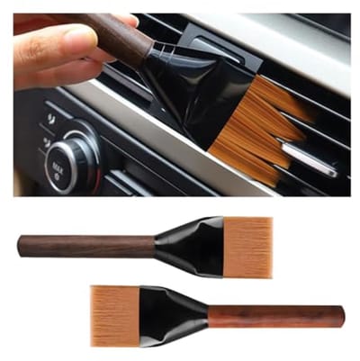 Zachte Borstels voor Auto Interieur Reiniging - 2 Stuks Krasvrije Stofborstels