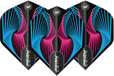 Winmau Prism Delta Wave Blue & Pink - Dart Flights