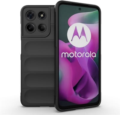 Coverup Hoesje - Geschikt voor Motorola Moto G15 / G17 (Power) Hoesje - Coverup Hands-On Rugged Back Cover - Zwart