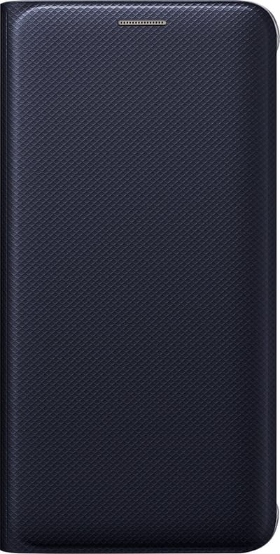 Samsung flip wallet - blauw zwart - voor Samsung G928 S6 edge+