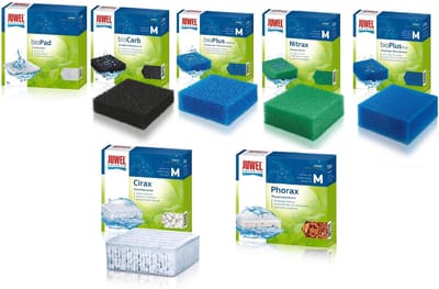 Juwel - Filter spons set - compact (M) - 5 soorten + Cirax + Phorax