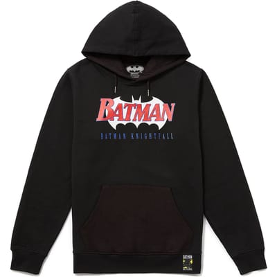 Batman 80th Anniversary 90s Knightfall hoodie - Zwart - L