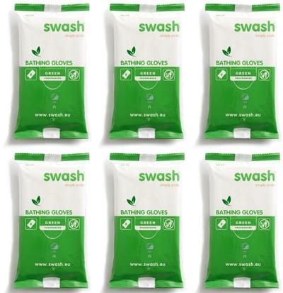 Swash Washandjes Geparfumeerd Groen - 6 x 8 Stuks - Voordeelverpakking
