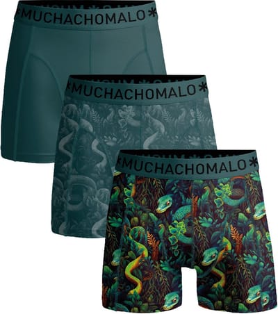 Muchachomalo Boxershort Heren – 3 Pack – 95% Katoen – Heren Ondergoed – Kleding – Stevig Ondergoed – Onderbroeken Heren