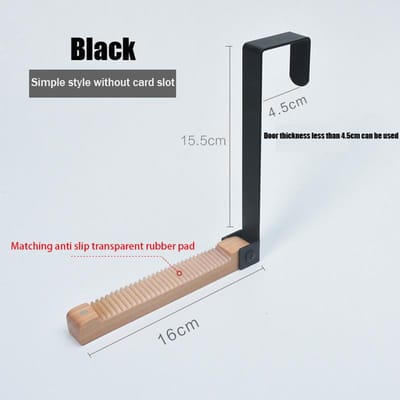 1 STKS Draagbare Reisdeurhaken Houten Haak Organizer Rek voor Jassen Hoeden Badjassen Opvouwbare Kledinghanger voor Wasruimte Badkamer