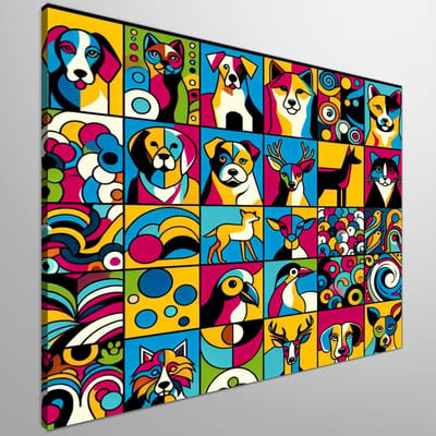 Kunstprint | Wanddecoratie | Canvas | 100 × 100 cm