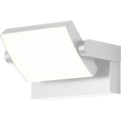 LED wandlamp CMD 9110, wit, breedte 21 cm, metaal, IP54