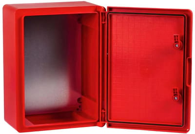 Distributie Box - Waterdichte Behuizing - Buiten Installatie - Hoge Impact Weerstand - 400 x 300 x 170 mm - Rood