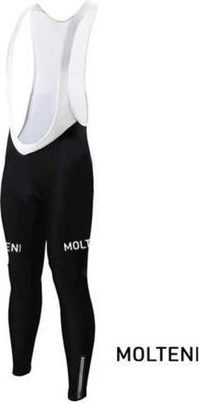 Lange Wielerbroek Molteni Zwart - REDTED - M
