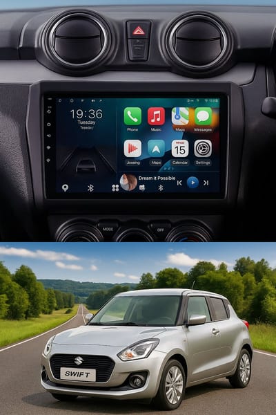 ADIVOX 9 inch T1 geschikt voor Suzuki Swift 2016-2022 Android 15 CarPlay/Auto/Wifi/RDS/DSP/DAB+