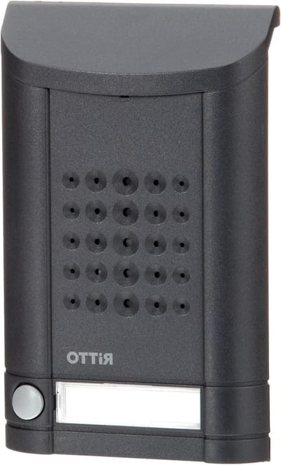 Deurstation - Intercom drukknop - Toegangscontrole - Eenknops bediening - 1 Wohneinheit - Antraciet