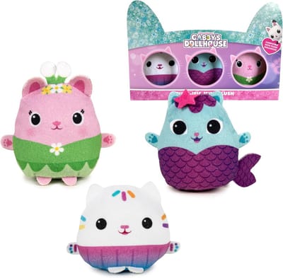 Zachte Knuffels Set van Drie Figuren uit Gabby's Dollhouse